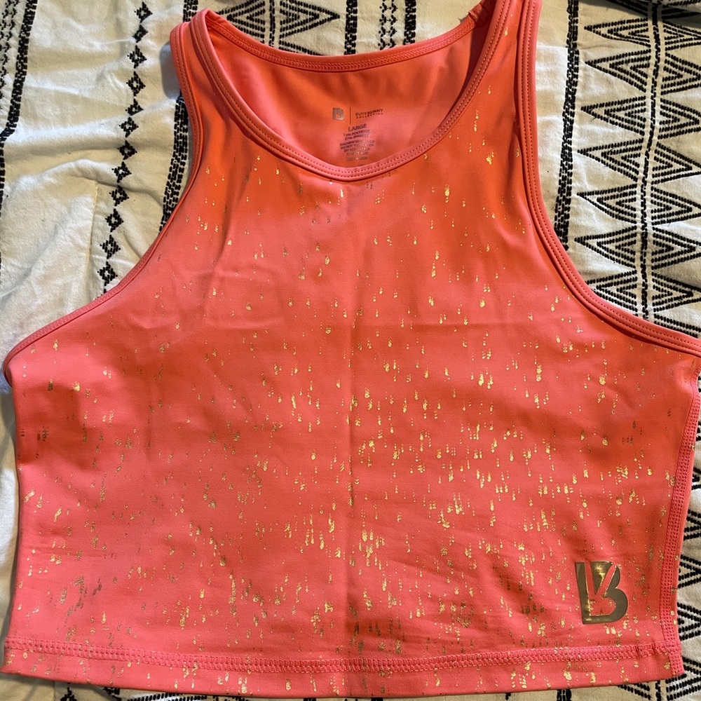 Buff bunny Aurora Crop Rosé Coral size Large